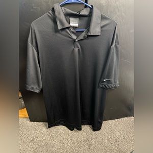 Black Nike Dri Fit Golf Polo